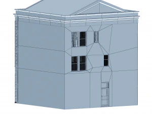 apartment building 157 low poly 3D Model