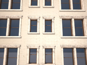 apartment building 158 low poly 3D 모델