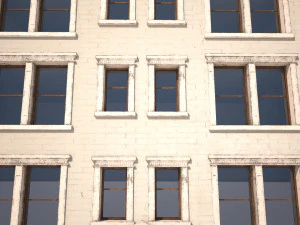 apartment building 158 low poly 3D Model