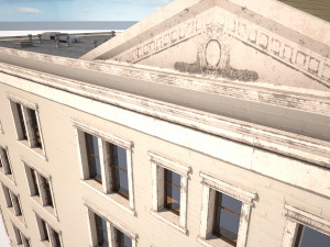 apartment building 158 low poly 3D 모델
