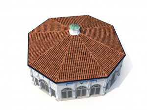 building by the sea Model 3D