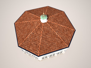 building by the sea Model 3D