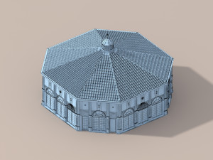 building by the sea Model 3D