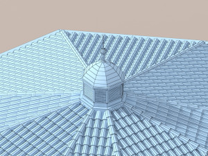 building by the sea Model 3D