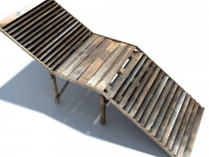 old wood stairs 3Dモデル