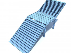 old wood stairs 3Dモデル