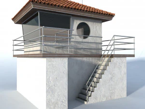 lifeguard building 3D Model