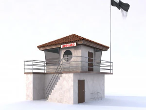 lifeguard building 3D Model