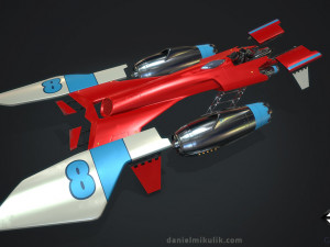 msracer low poly pbr 3D 모델