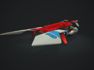 msracer low poly pbr 3D Модель