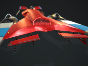 msracer low poly pbr 3D Модель