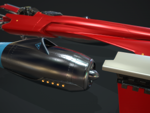 msracer low poly pbr 3D Модель