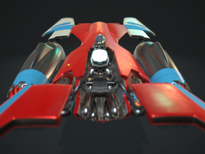 msracer low poly pbr 3D Модель