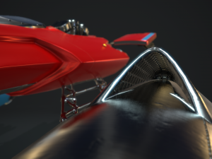 msracer low poly pbr 3D Модель