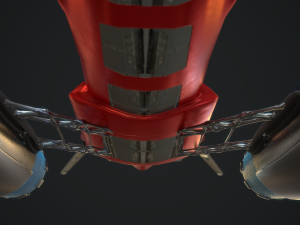 msracer low poly pbr 3D Модель