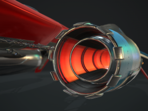 msracer low poly pbr 3D Модель