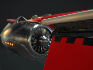 msracer low poly pbr 3D Модель