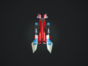 msracer low poly pbr 3D Модель