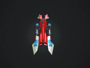 msracer low poly pbr 3D Model