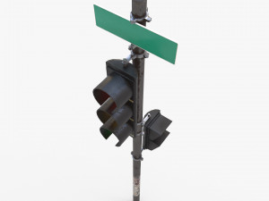 traffic light pbr textures Model 3D