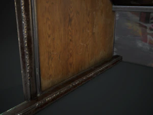 huge skate pipe pbr textures 3D Model