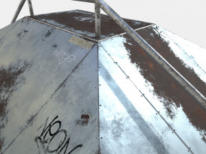 skate ramp pbr textures Modèle 3D