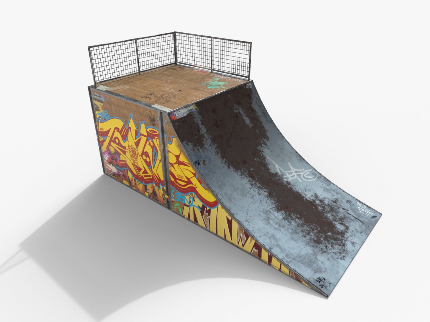 Free STL file skateboard ramp with tunel 🛹・3D print model to