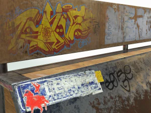 corner skate ramp pbr textures 3D Model