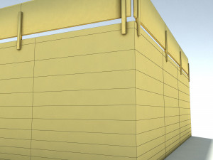 corner skate ramp pbr textures 3D-Modell
