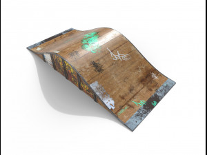 small ramp pbr textures 3D Model