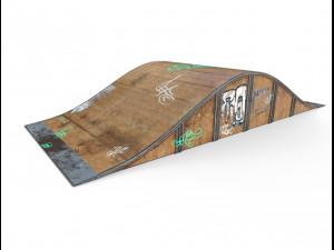small ramp pbr textures 3D Model