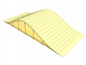 small ramp pbr textures 3D Model