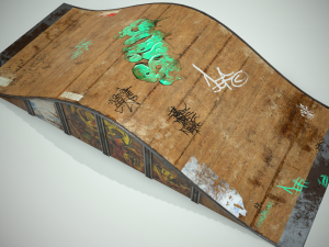 small ramp pbr textures 3D Model