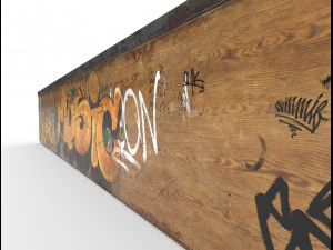 sk8 ramp pbr textures 3D Model