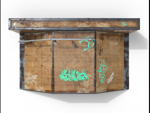 sk8 ramp pbr textures 3D Модель