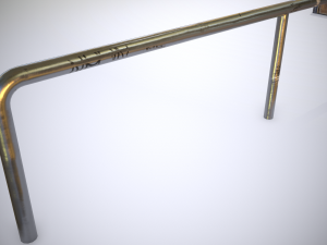 small sk8 ramp pbr textures Model 3D