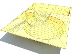 skate park pool 3D Model