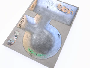 skate park pool 3D Model