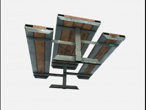 skate park bench pbr textures 3Dモデル