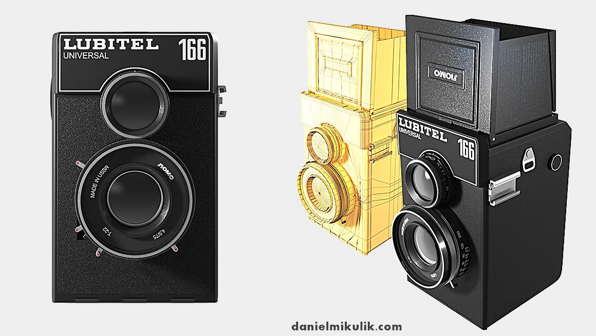 lubitel photo camera 3D Model .c4d .max .obj .3ds .fbx .stl .blend