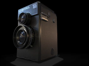 lubitel 166 low poly pbr textures 3D Model