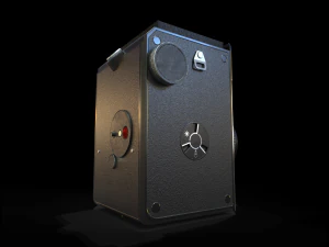 lubitel 166 low poly pbr textures 3D Model
