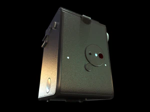 lubitel 166 low poly pbr textures 3D Model