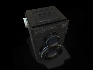 lubitel 166 low poly pbr textures Modèle 3D