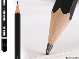 black pencil by cerebrate 3D Model