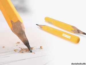 old pencil 3Dモデル