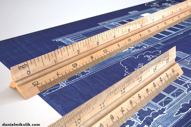 wooden ruler 6 real scale 3D Model .c4d .max .obj .3ds .fbx .stl .blend 