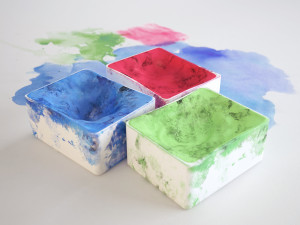 used watercolor Modelo 3D