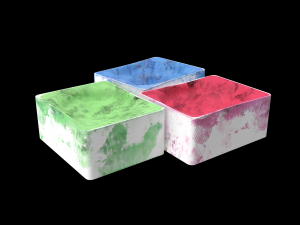 used watercolor Modelo 3D