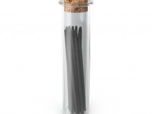 glass phial with graphite 3D Model